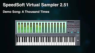 [Factory Demo Song] Speedsoft Virtual Sampler 2.51 - A Thousand Times screenshot 1