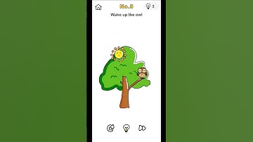 Brain out level 8 wake up the owl walkthrough and solution