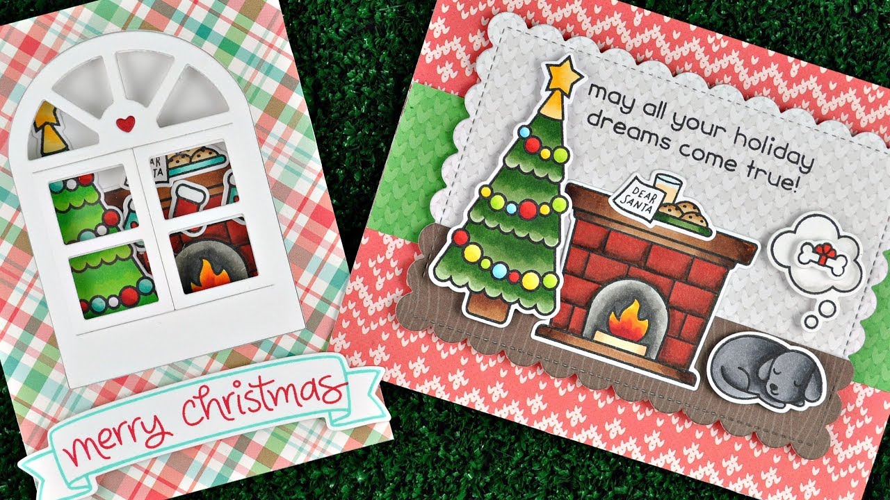 Intro to Christmas Dreams 2 cards from start to finish