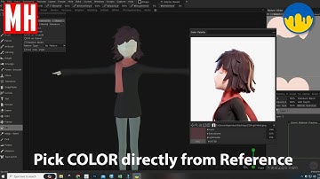3DCoat series #10 : Pick COLORS directly from your REFERENCE