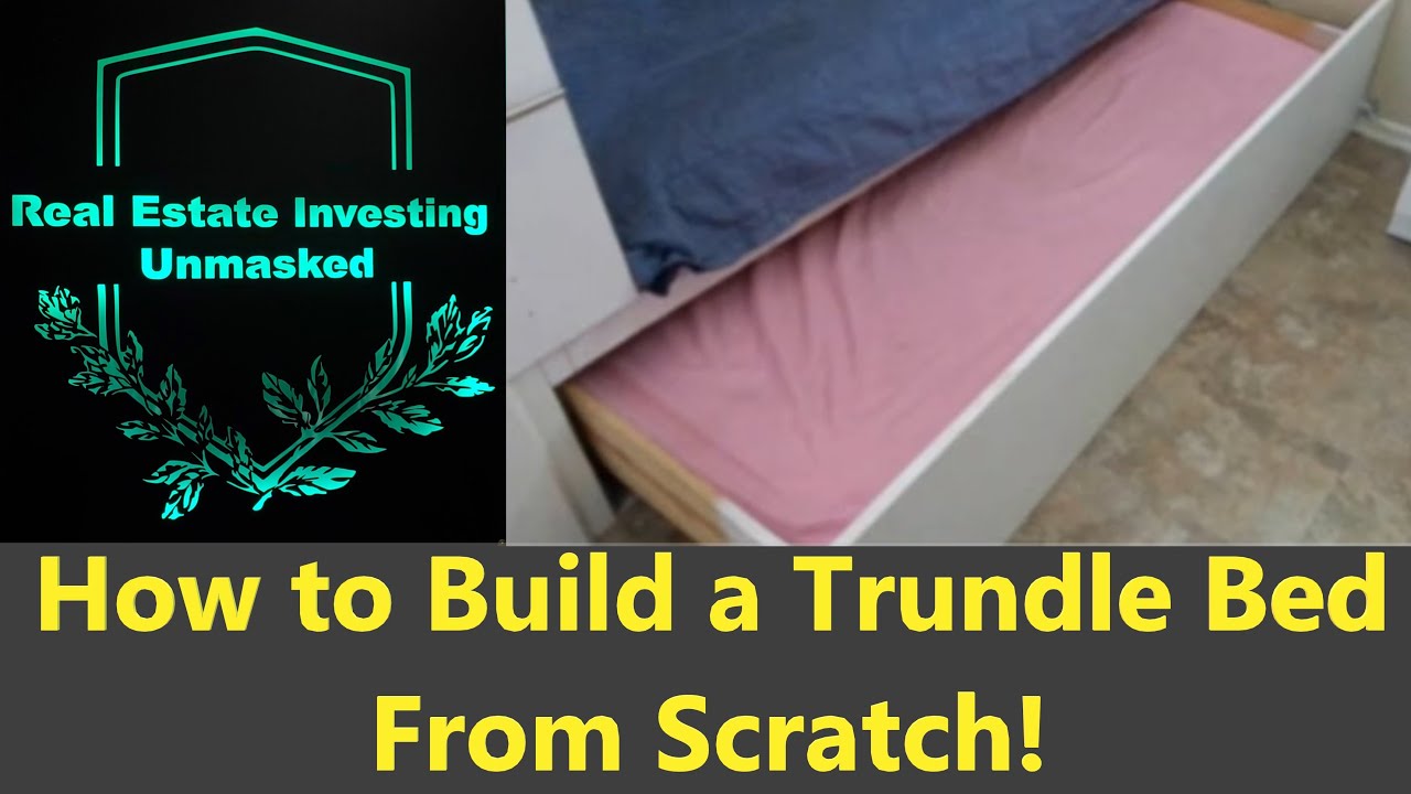 How to Build a Trundle Bed-Plans Shown - YouTube