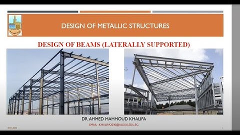 section - Design of Beams - Laterally supported part 2