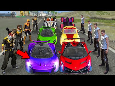 BATALLA DE AUTOS DEPORTIVOS EN FREE FIRE! 😂 *gracioso* MOMENTOS GRACIOSOS FREE FIRE