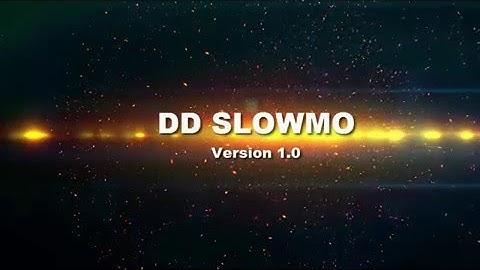 Slow Motion  with Arduino based controller  and CasparCG server