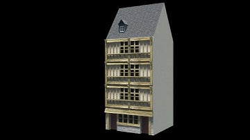 Blender 3D Mega Tutorial St.Michel Wooden House 2 part2