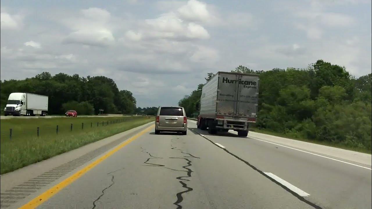 Interstate 70 Indiana (Exits 41 to 51) eastbound YouTube