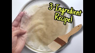 EASIEST 3-INGREDIENT LUMPIA WRAPPER RECIPE || EGG ROLL WRAPPER