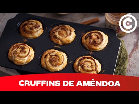 Receita de Cruffins de Amêndoa