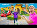 MY FRIEND has THE WORLDS BIGGEST HOUSE!! (Richest Kid In America's Mega Mansion Tour)