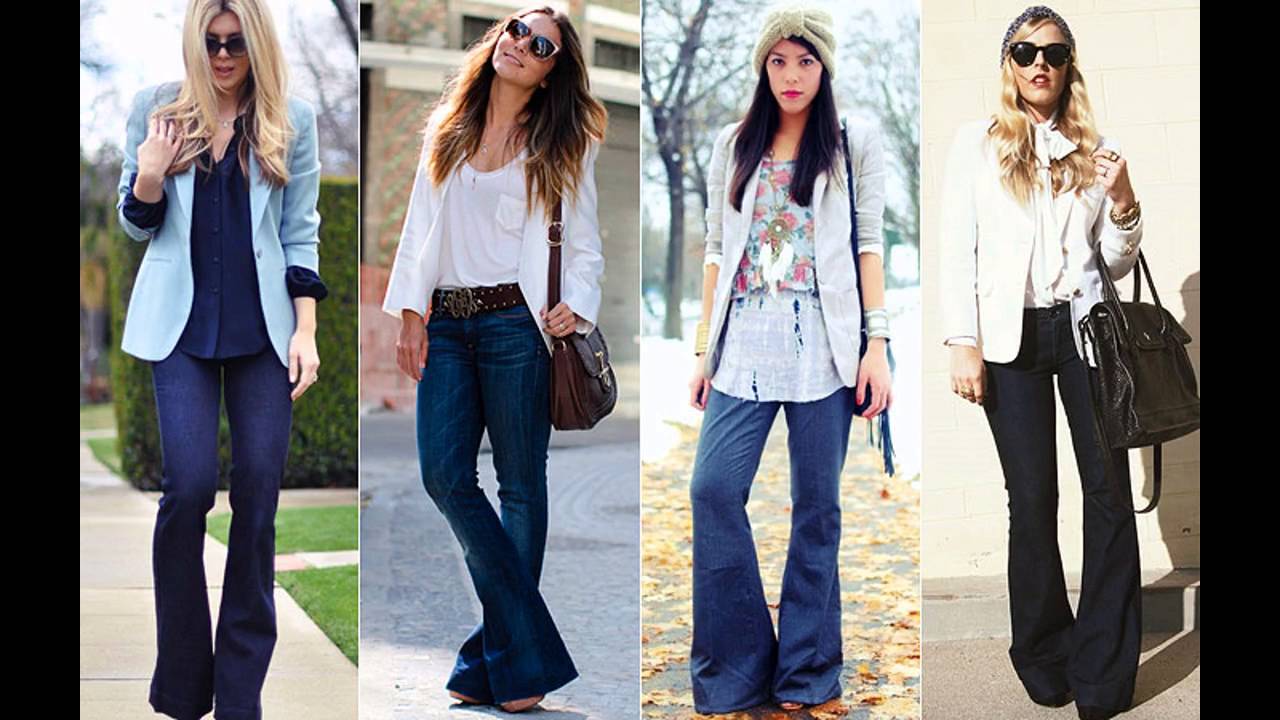 Outfits con jeans oscuros - YouTube