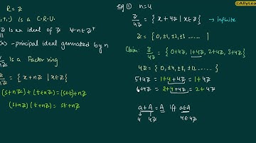 Example of Factor / Quotient Ring (Z/4Z)