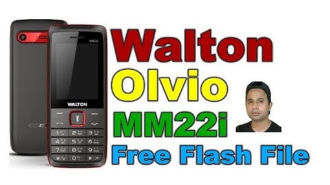 Walton Olvio mm22i Sure 1000%  Read Flash File No Password @technicianrashedur