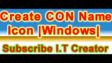 How to Created CON Name Folder and Other Folders