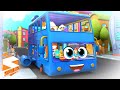 Rodas do ônibus | Vídeos animados | Educação | Super Supremes Português | Poemas para crianças