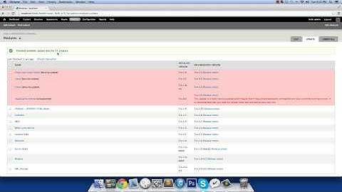Updating Drupal Community Modules - Seven Responsive Drupal Theme