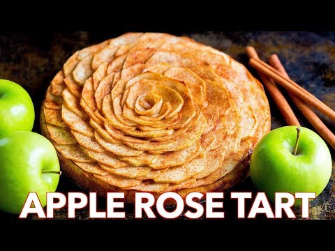 Easy Apple Tart Recipe (Baked Apple Rose Tart)