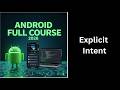 Explicit Intent in Android Explained | Activity Navigation | Android Course (83)
