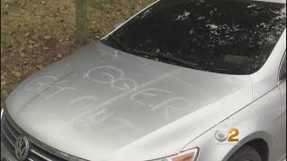 CBS2 Exclusive: Words Of Hate On Staten Island