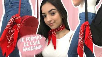 Como colocar bandana na calça?