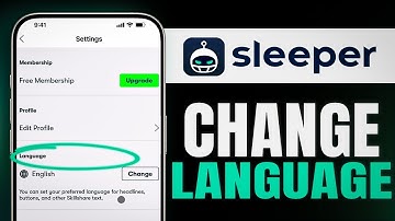 How to Change Language on Sleeper App (Step-by-Step)