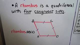 Geometry 6.4b, Properties of Rhombuses & 3 Theorems