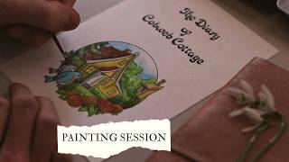 A Storybook Cottage Watercolor Painting Session with Jonas 🎨 Exclusive Relaxing Ambience