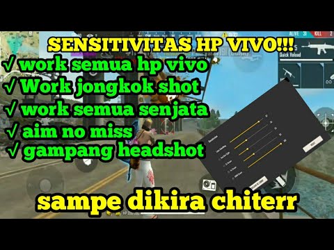 100 Headshot Sensitivitas Hp Vivo Y91 Y91c Y93 Y95 Y15 Y12