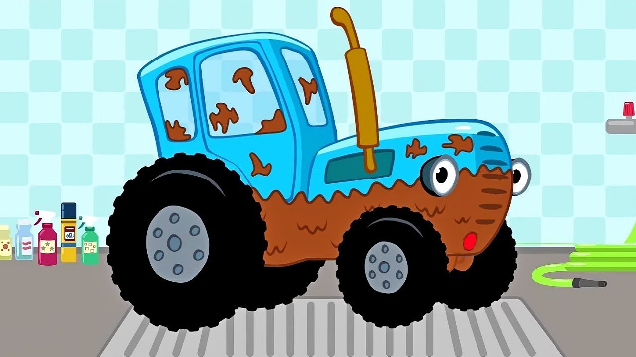 ⁣Синий трактор: зубки, далеко и близко, бульдозер, игрушки