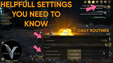 LEGEND OF YMIR: DAILY ROUTINES & SETTING YOU NEED TO KNOW