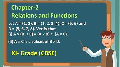 Let A = {1, 2}, B = {1, 2, 3, 4}, C = {5, 6} and D = {5, 6, 7, 8}. Verify that (i) A × (B ∩ C) = (A