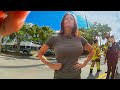 Addict Karen Crashes Car, Pees Herself then Throws Pathetic Crying Baby Act & Goes Nuts on Cops