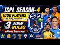 ISPL SEASON-4 🔥 1000 Players को मिलेगा मौका | 3 New Rules Explained! ISPL Big Update 