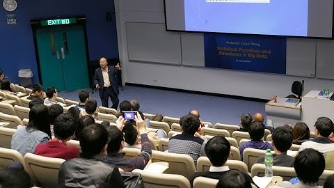 IAS Distinguished Lecture: Prof Xiao-Li Meng (18 Jan 2016)