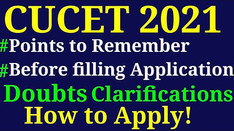 CUCET application form 2021 tamil/CUCET Exam latest update/Central University tamilnadu thiruvarur