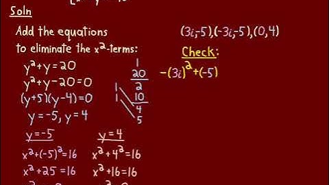 11.8.2 Nonlinear Systems of Equations