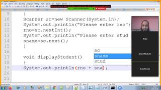 Core Java - Episode 6 (Creating User defined class/objects & final keyword)