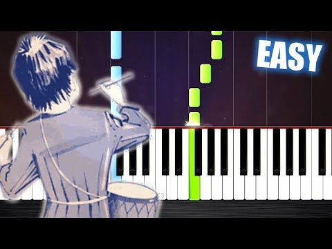 The Little Drummer Boy - EASY Piano Tutorial by PlutaX