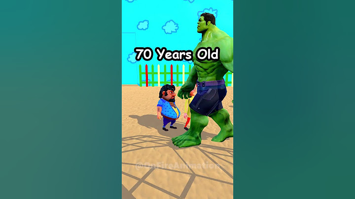 Tallness Evolution - Hulk from 4 to 999 years with Motu Patlu - #animation