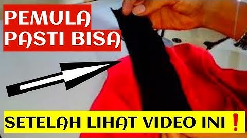 PEMULA PASTI BISA❗,Tips Dan Trik Menjahit Saku Bobok Mudah @tukangjahitchannel