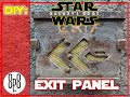 Galaxys Edge Exit Sign Panel How To #starwars #diy #howto
