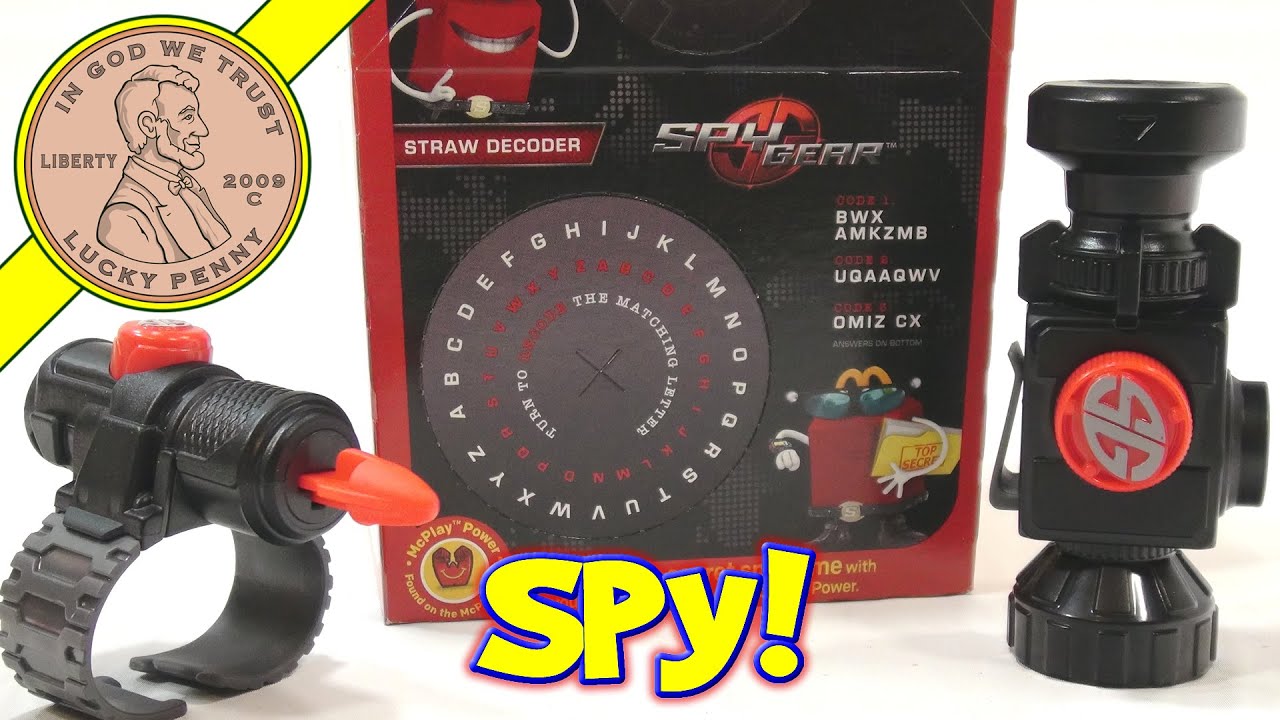 McDonalds Happy Meal Spy Gear Spy Disc Defender Toy #3 2008 
