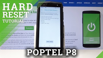 How to Perform Factory Reset in Poptel P8 - Restore to Default by Settings