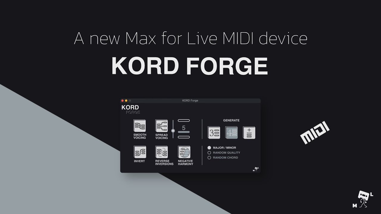 KORD Forge | Max for Live Device by Machine Lies - YouTube