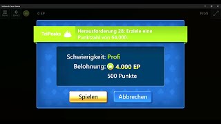 Solitaire World Tour Game #28, January 4, 2026 Event, TriPeaks Expert screenshot 5