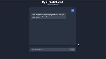 Build Your First Generative AI Chatbot