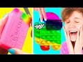 We Tried ODDLY SATISFYING APP GAMES!? (POP IT, SOAP CARVING, SLIME APPS!)