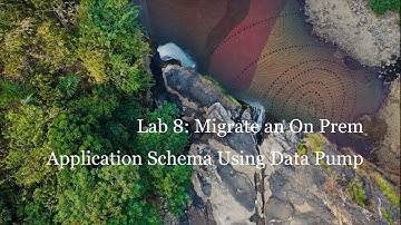 Lab 8 Migrate an On Prem Application Schema Using Data Pump