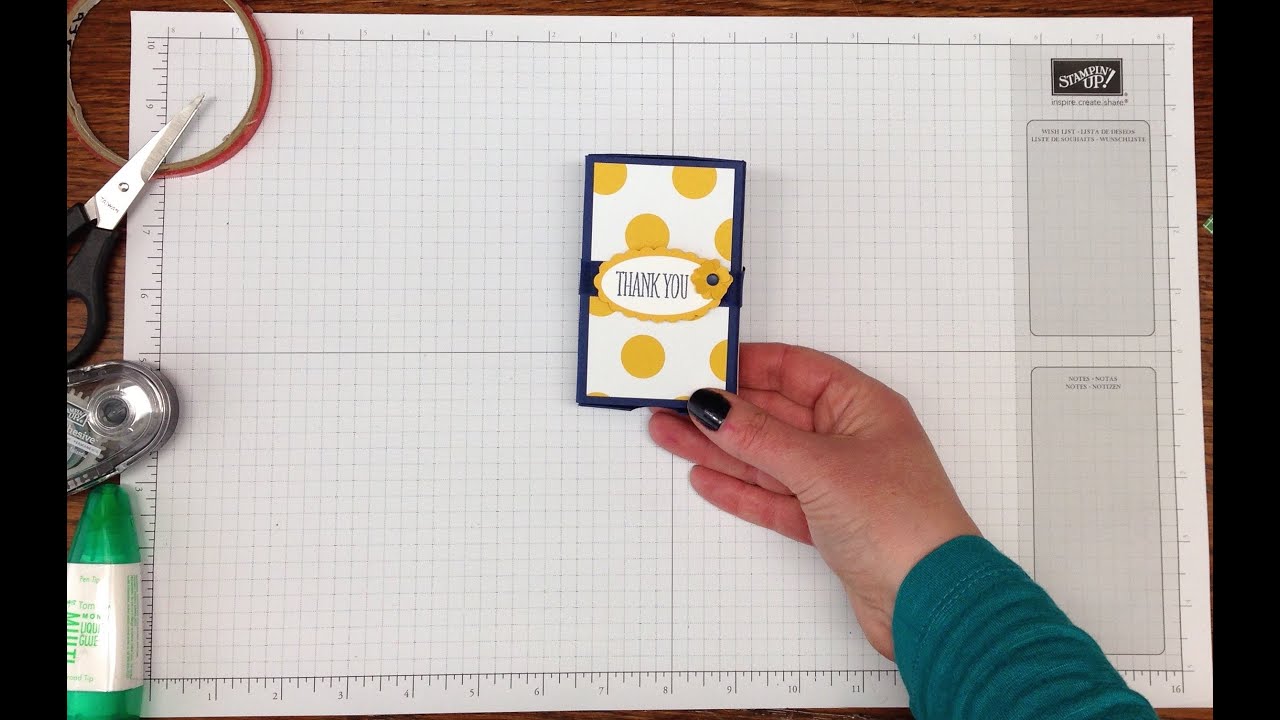Make a Matchbox using the Stampin' Up! Envelope Punch Board