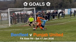 Benfleet Fc Punjab United Fc - Fa Vase R4 Sat17Jan26 Goals