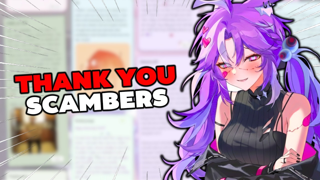 Michi Crying Michi was Crying from all the Heartfull Scamber Messages for her ...